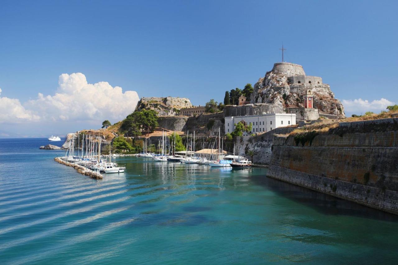 Spiros Corfu Apartment Kanáli Kültér fotó